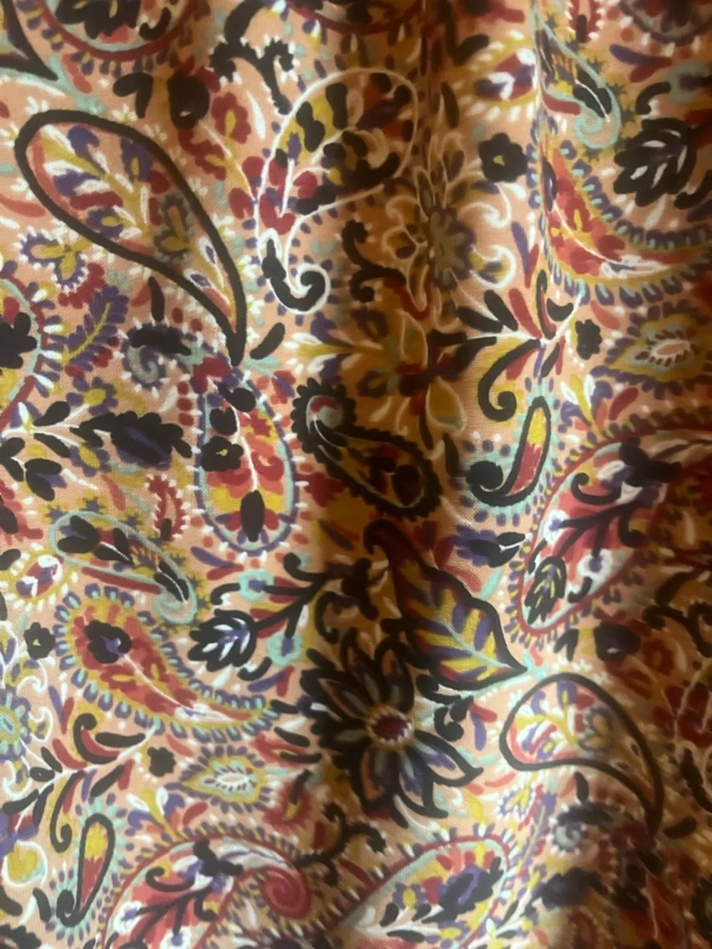 Evereve Sleeveless Paisley Camisole in Multi-Color - Picture 3 of 6